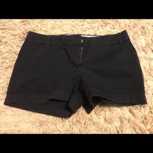 Navy Jcrew chino shorts
